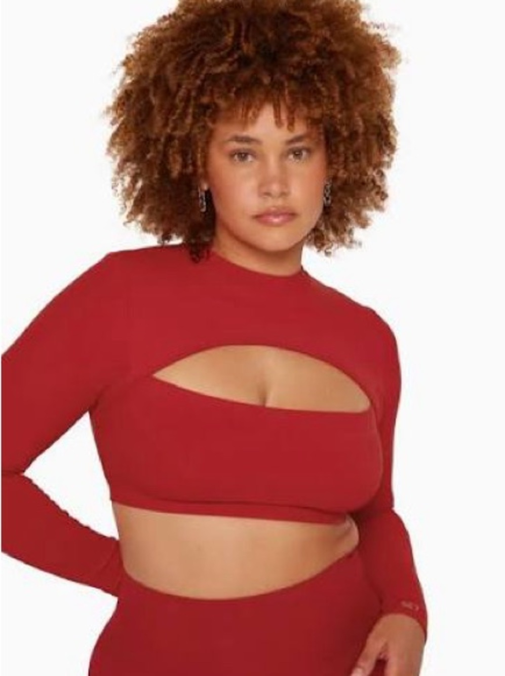 SCULPTFLEX® LONG SLEEVE CUTOUT BRA (GREY)
